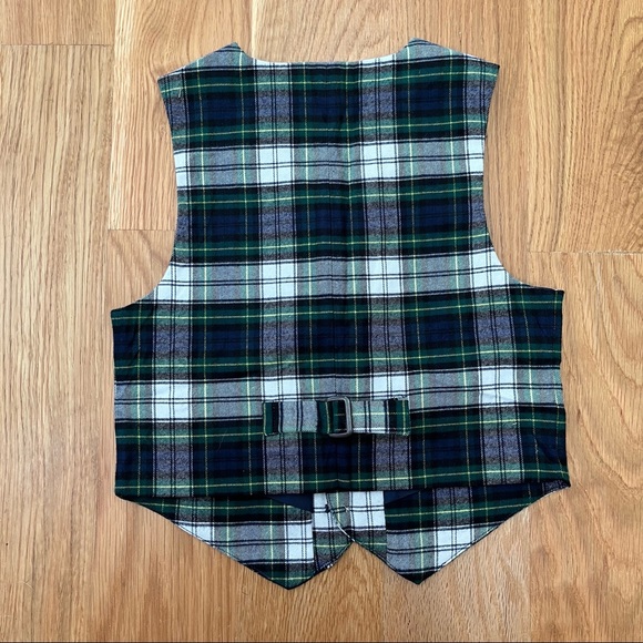 Janie and Jack Plaid Vest - Picture 3 of 7